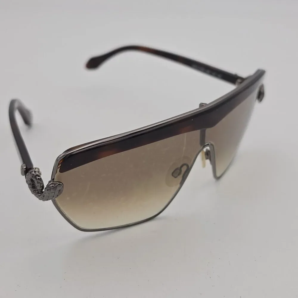 Roberto Cavalli Mirihi 749S 08B Sunglasses Brown Gradient Made Italy Lens Wear